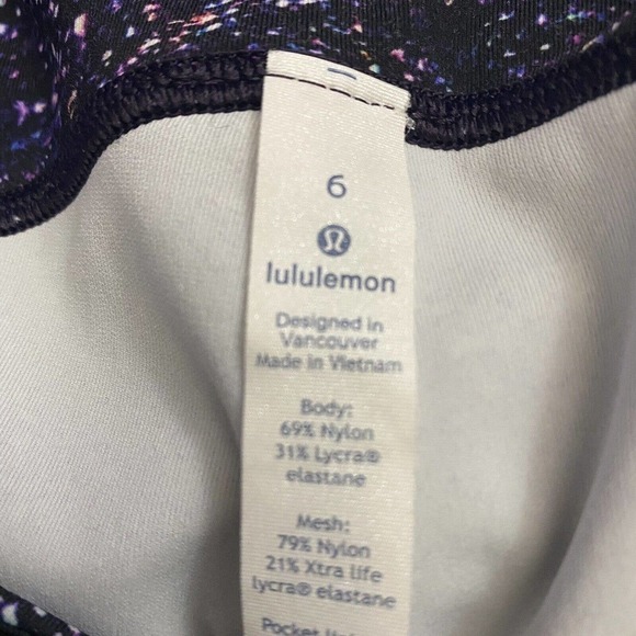 Lululemon Gait Keeper 7/8 Tight Legging Crystalline Mesh Insert Run Size 6 - Picture 6 of 12